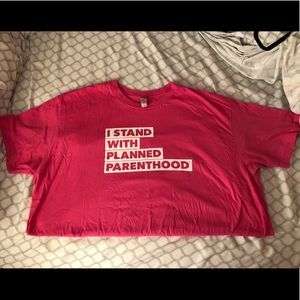 Los Angeles Apparel Tops - Planned Parenthood Pink T-Shirt Los Angeles Apparel Tops - Planned Parenthood Pink T-Shirt